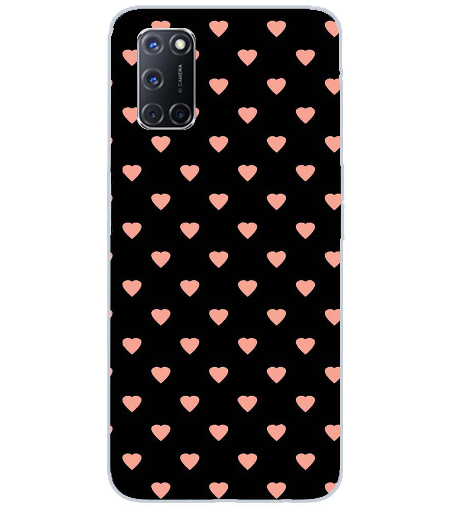 PS1318-Hearts All Over Back Cover for Oppo A72