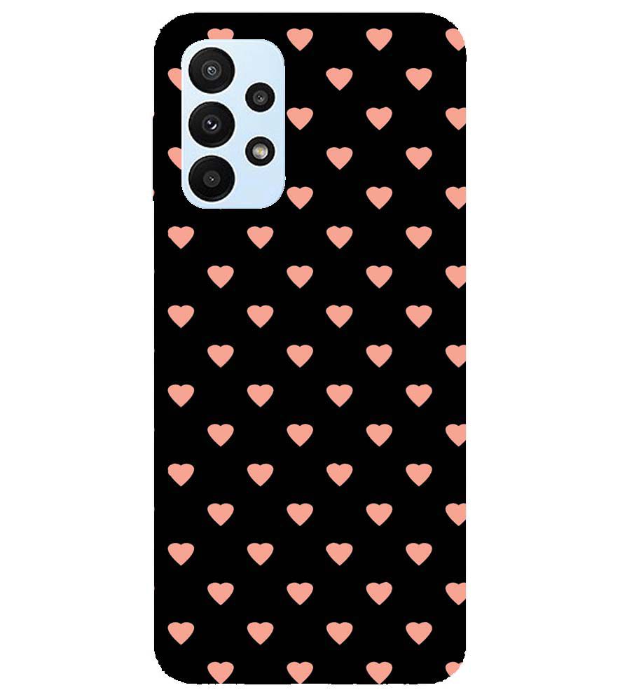 PS1318-Hearts All Over Back Cover for Samsung Galaxy A23