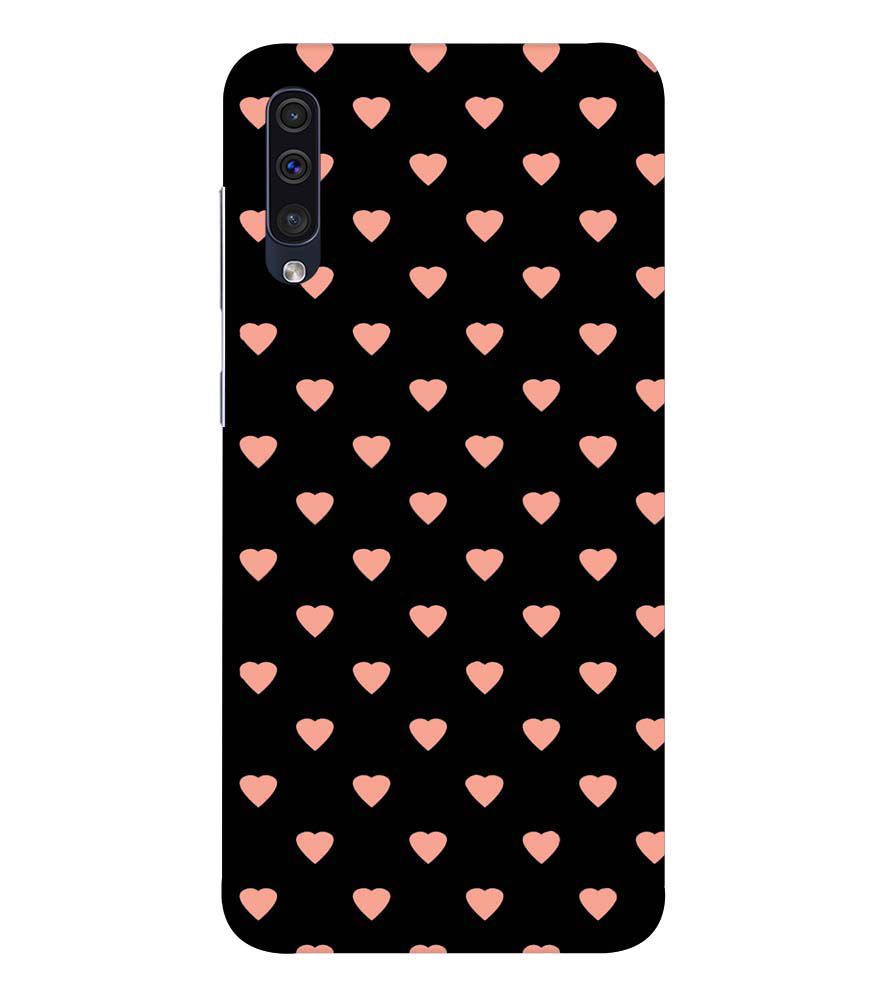 PS1318-Hearts All Over Back Cover for Samsung Galaxy A50