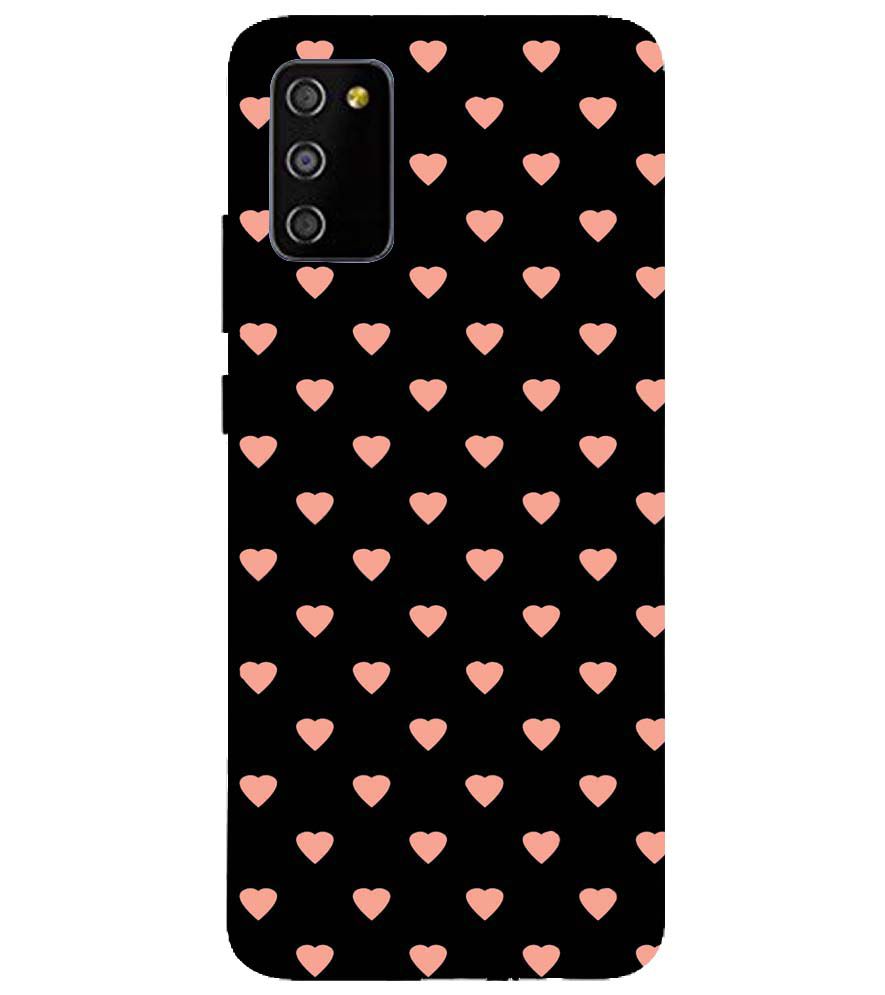 PS1318-Hearts All Over Back Cover for Samsung Galaxy M02s