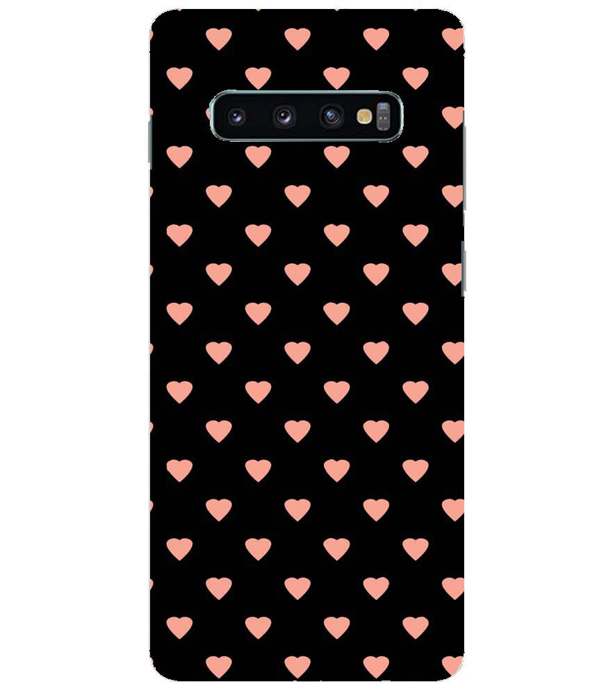 PS1318-Hearts All Over Back Cover for Samsung Galaxy S10+ (Plus with 6.4 Inch Screen)