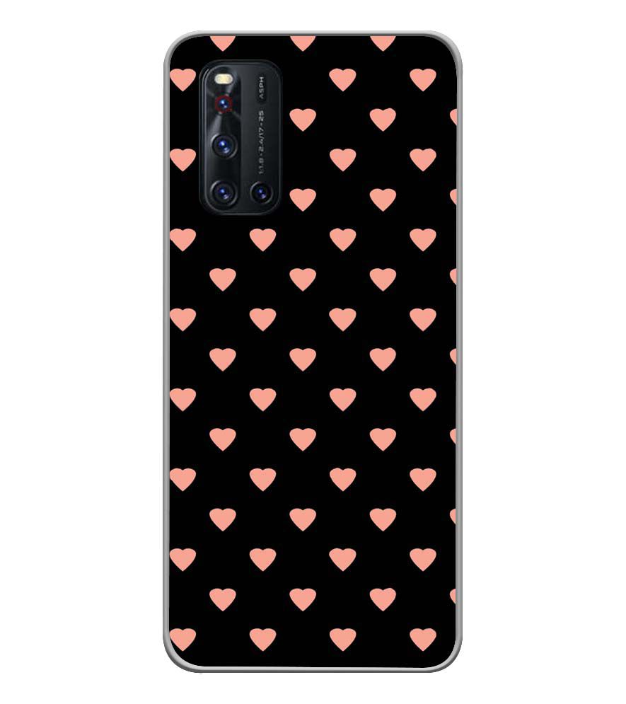 PS1318-Hearts All Over Back Cover for Vivo V19