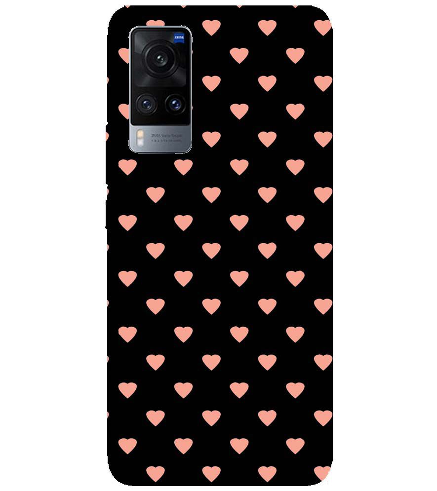 PS1318-Hearts All Over Back Cover for vivo X60