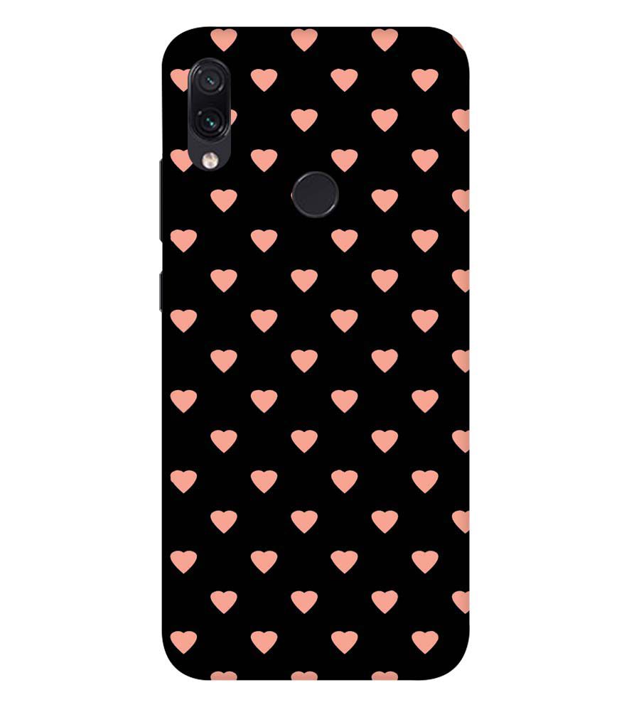 PS1318-Hearts All Over Back Cover for Xiaomi Redmi Note 7S