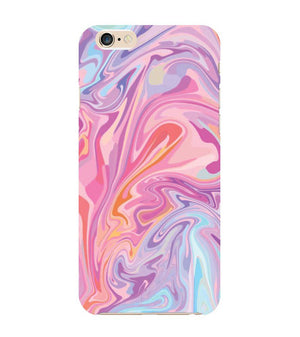 PS1319-Pink Premium Marble Back Cover for Apple iPhone 6 and iPhone 6S