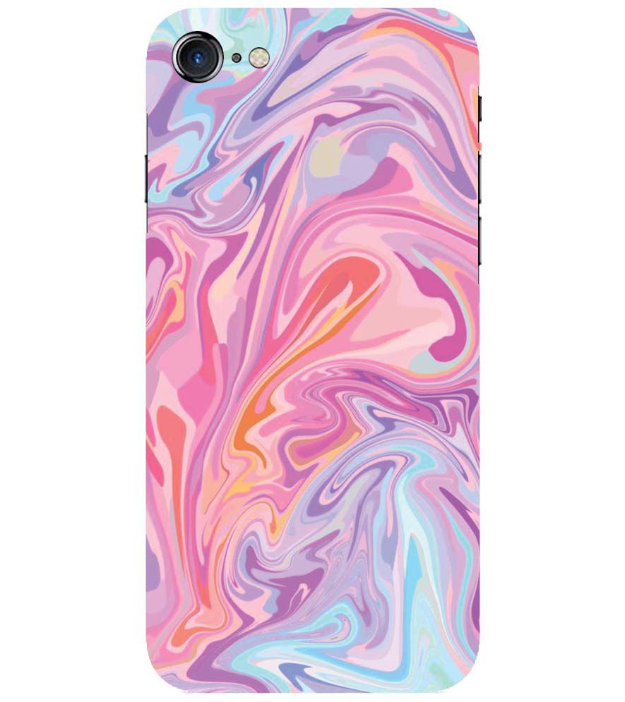 PS1319-Pink Premium Marble Back Cover for Apple iPhone 7