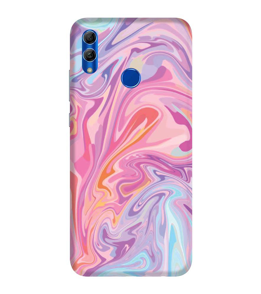 PS1319-Pink Premium Marble Back Cover for Honor 10 Lite