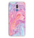 PS1319-Pink Premium Marble Back Cover for Huawei Honor 9i