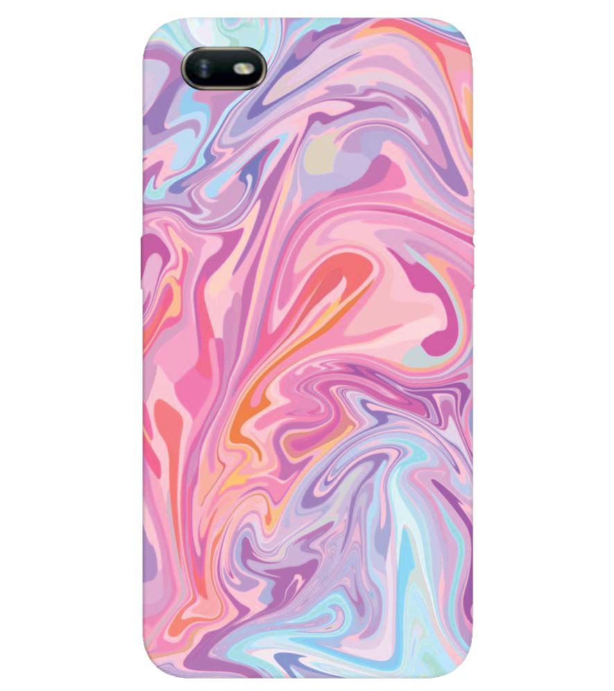 PS1319-Pink Premium Marble Back Cover for Oppo A1k