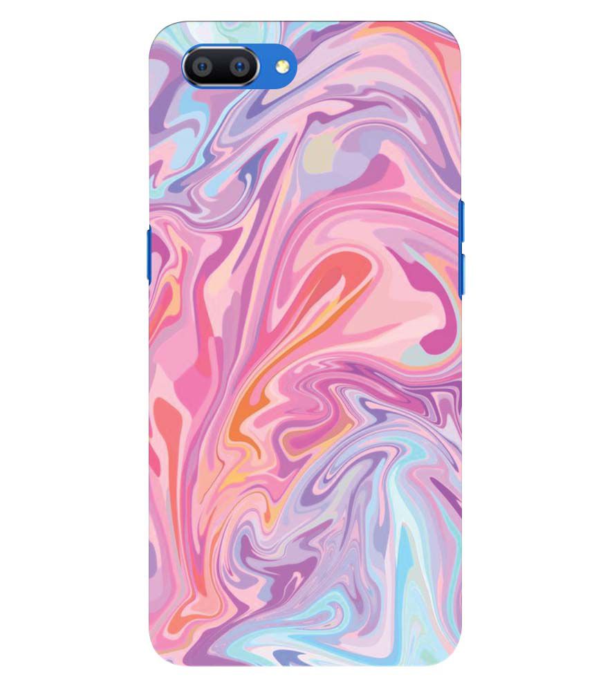 PS1319-Pink Premium Marble Back Cover for Oppo A5