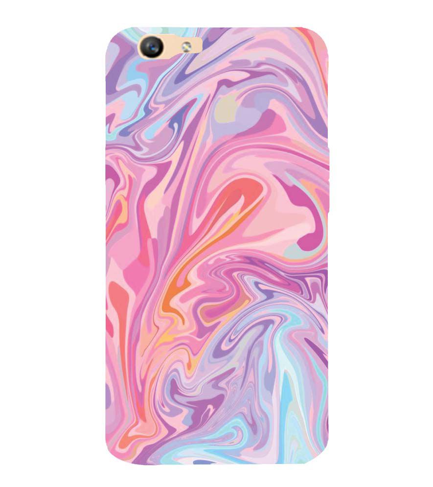 PS1319-Pink Premium Marble Back Cover for Oppo F1s : A59
