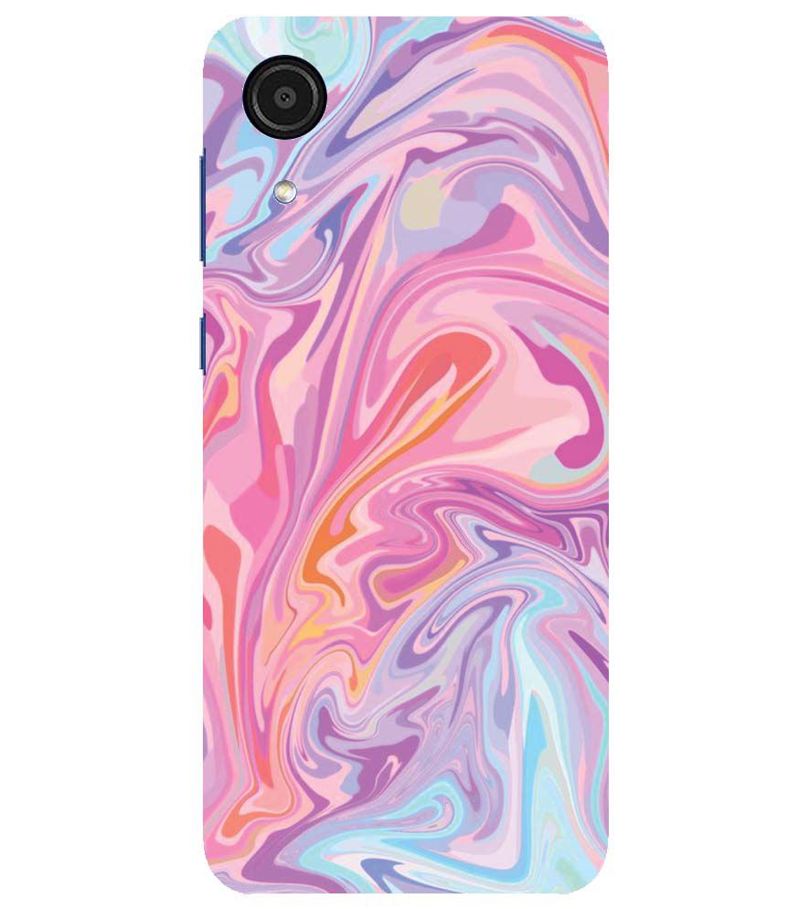 PS1319-Pink Premium Marble Back Cover for Samsung Galaxy A03 Core