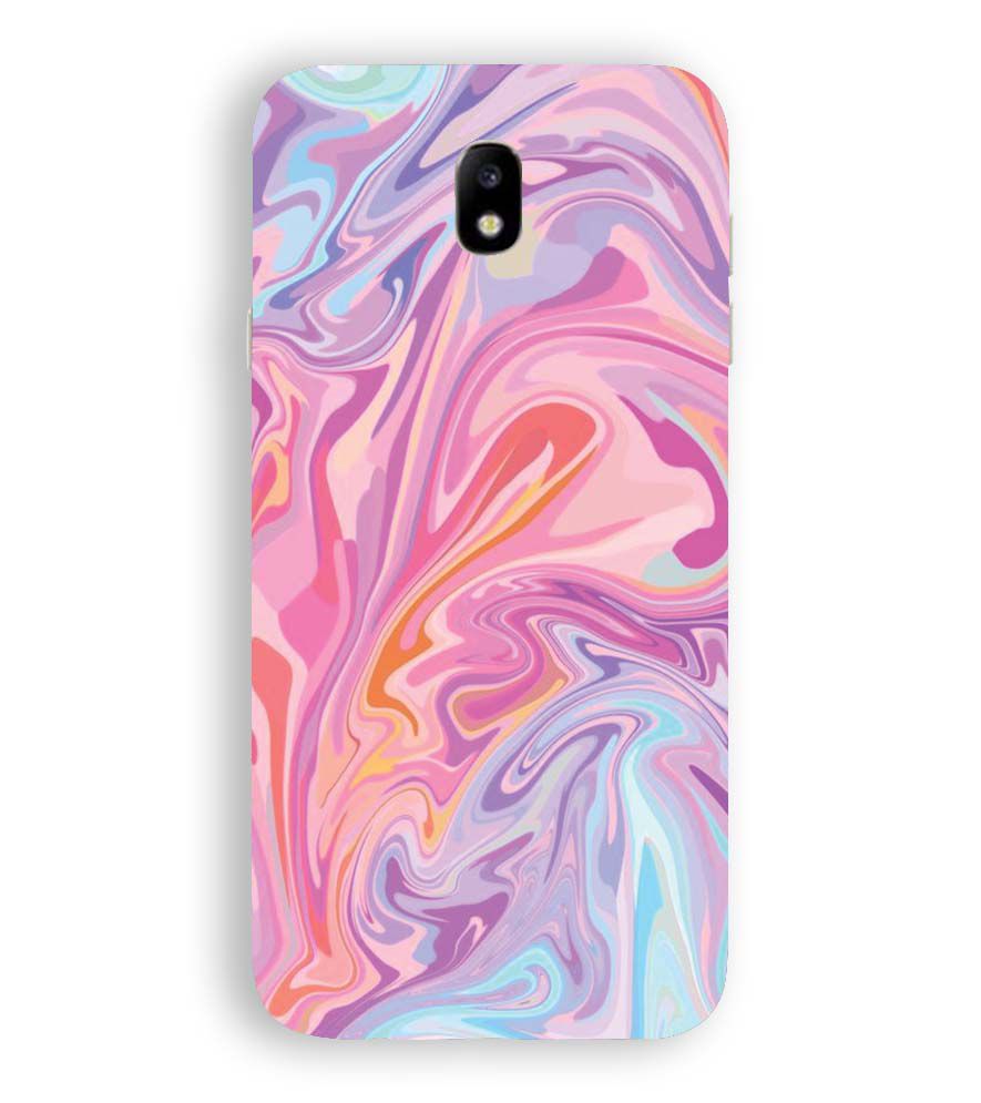 PS1319-Pink Premium Marble Back Cover for Samsung Galaxy J7 Pro