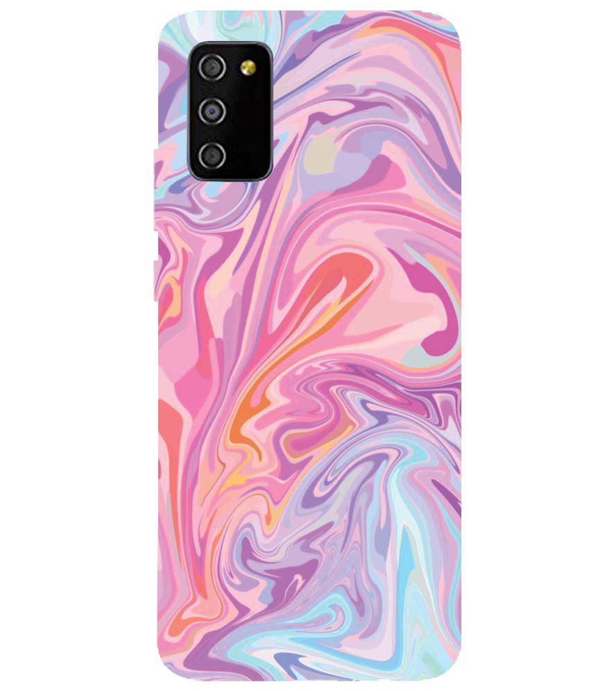 PS1319-Pink Premium Marble Back Cover for Samsung Galaxy M02s