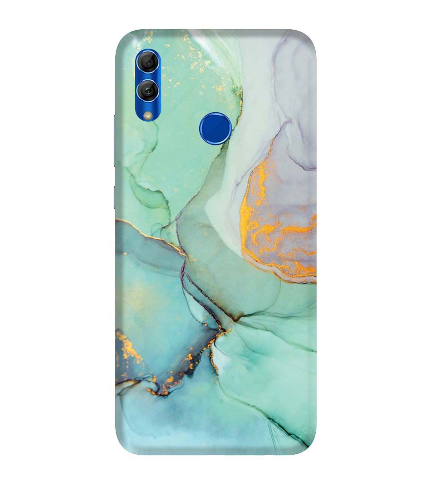 PS1320-Green Marble Premium Back Cover for Honor 10 Lite