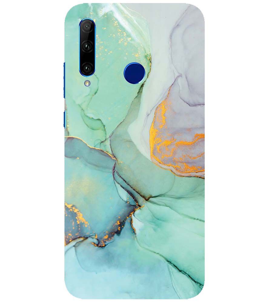 PS1320-Green Marble Premium Back Cover for Honor 20 Lite