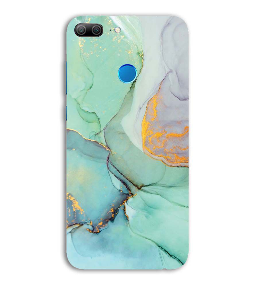PS1320-Green Marble Premium Back Cover for Huawei Honor 9 Lite