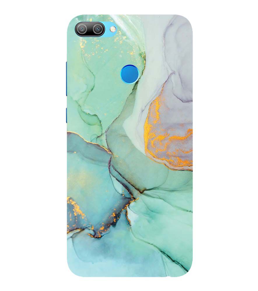 PS1320-Green Marble Premium Back Cover for Huawei Honor 9N