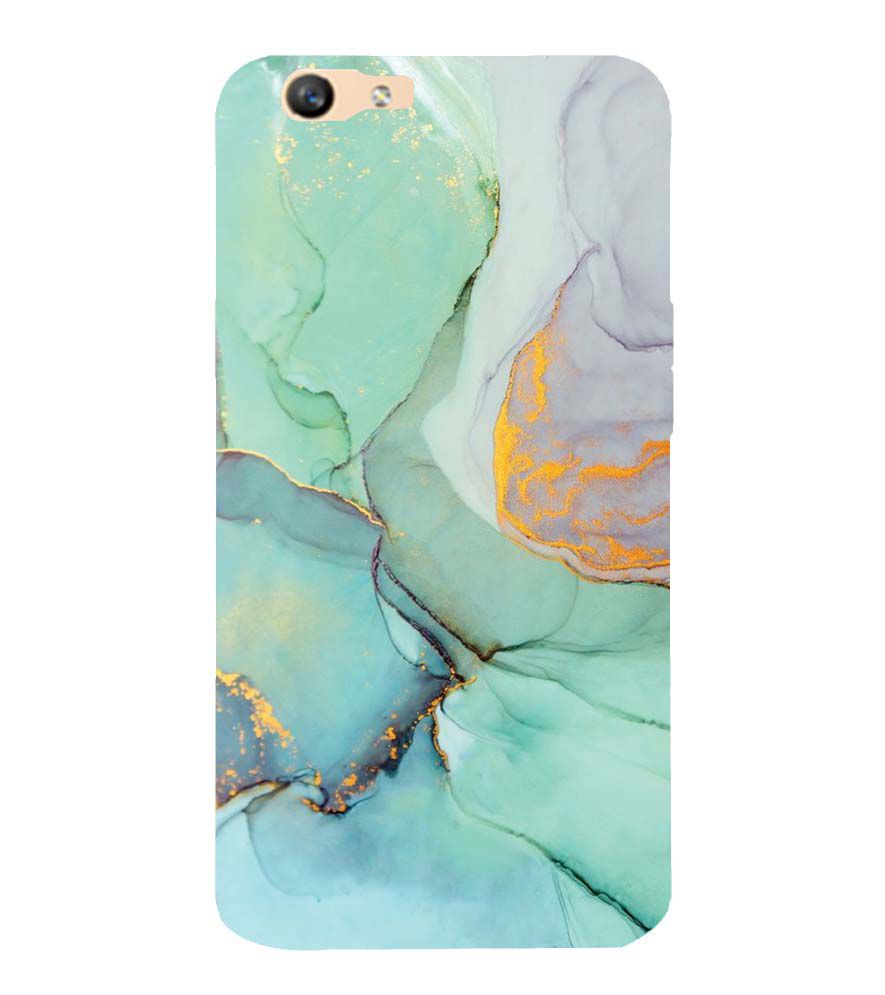 PS1320-Green Marble Premium Back Cover for Oppo F1s : A59