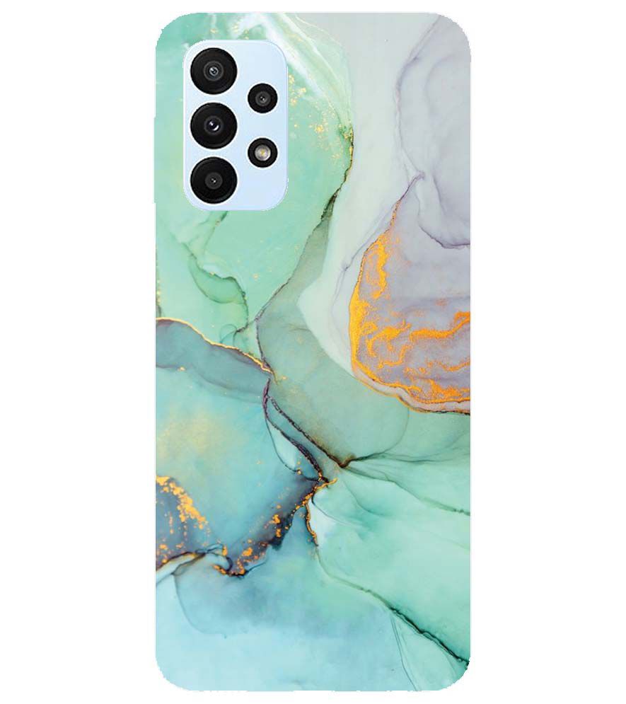 PS1320-Green Marble Premium Back Cover for Samsung Galaxy A23