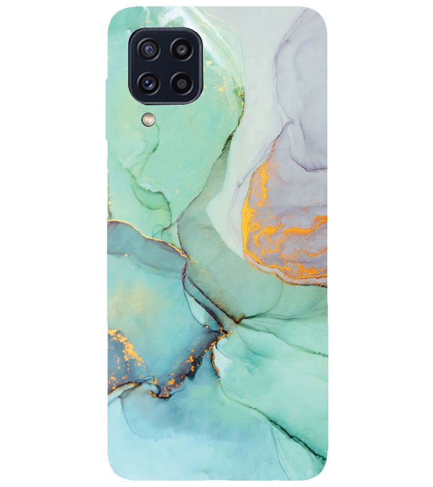 PS1320-Green Marble Premium Back Cover for Samsung Galaxy M32 Prime