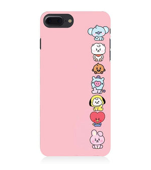 PS1321-Cute Loving Animals Girly Back Cover for Apple iPhone 7 Plus