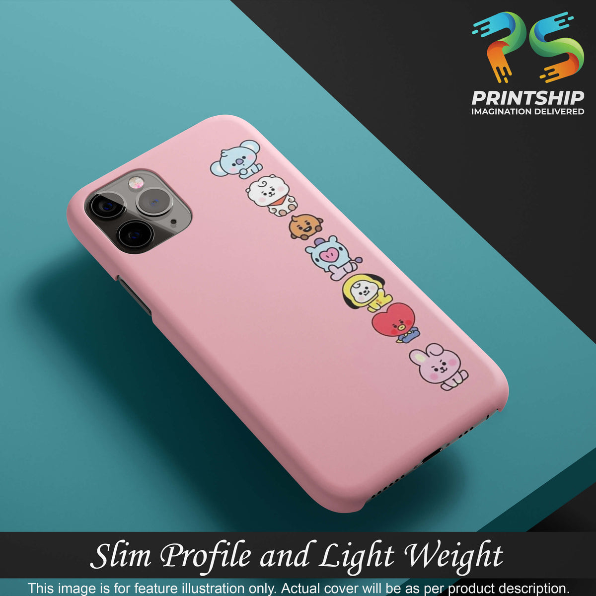 PS1321-Cute Loving Animals Girly Back Cover for Oppo A1k-Image4