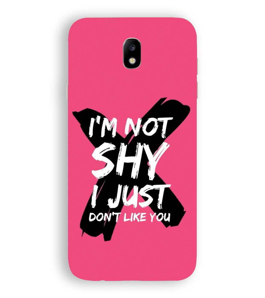 PS1322-I am Not Shy Back Cover for Samsung Galaxy J7 Pro