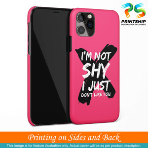 PS1322-I am Not Shy Back Cover for Apple iPhone X-Image3