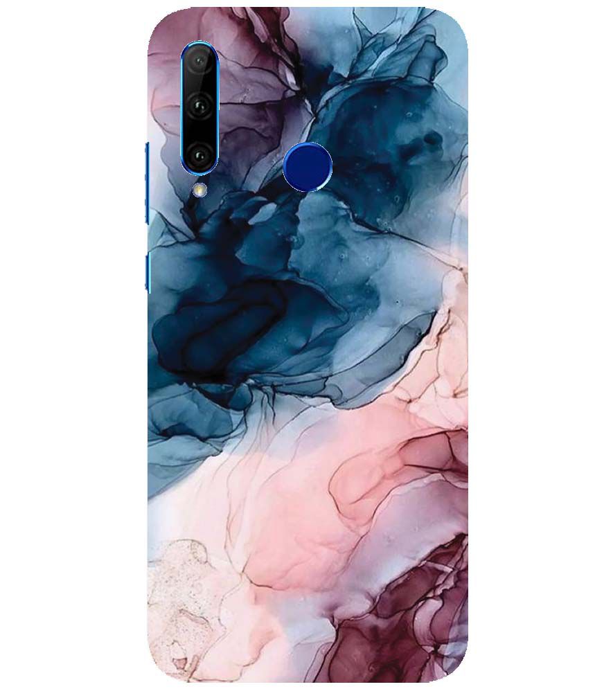 PS1323-Premium Marbles Back Cover for Honor 20 Lite