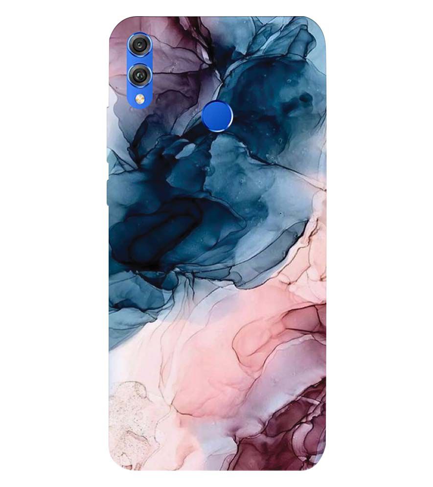 PS1323-Premium Marbles Back Cover for Huawei Honor 8X