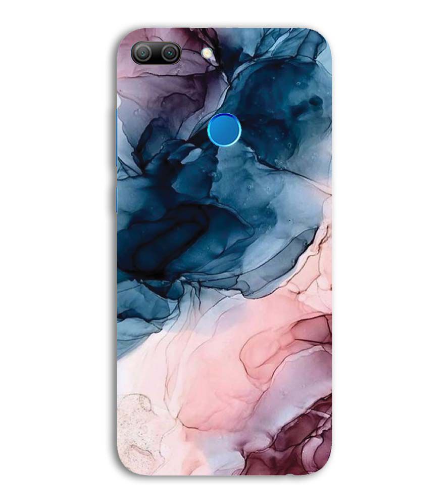 PS1323-Premium Marbles Back Cover for Huawei Honor 9 Lite