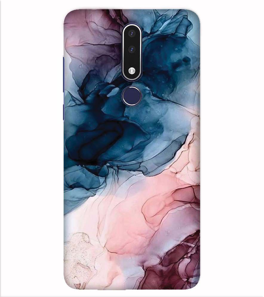 PS1323-Premium Marbles Back Cover for Nokia 7.1