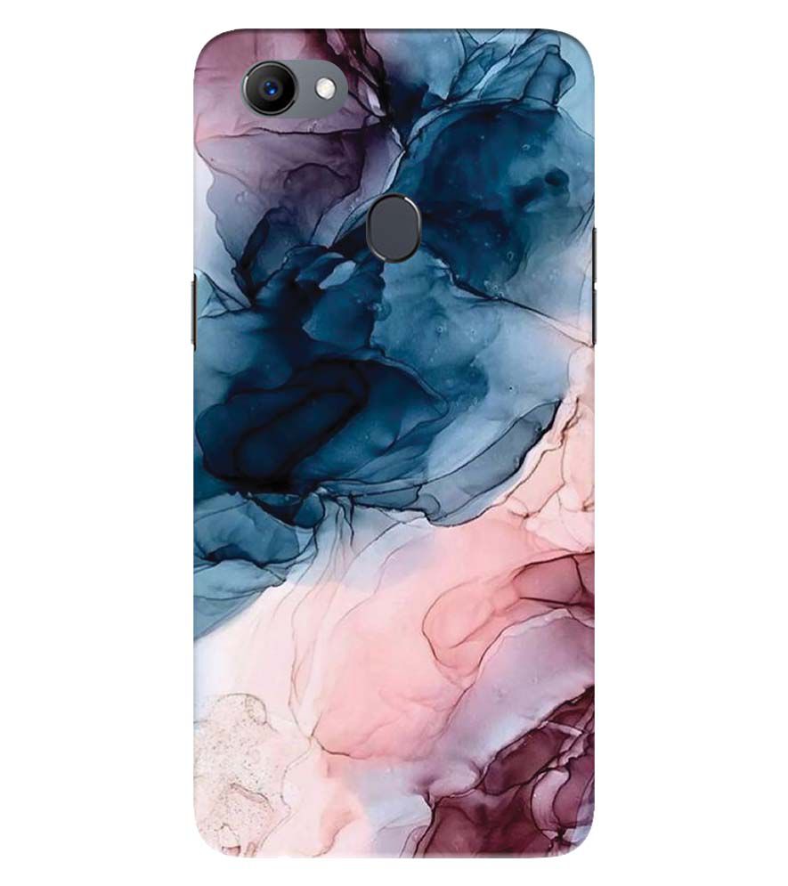 PS1323-Premium Marbles Back Cover for Oppo F5 Plus
