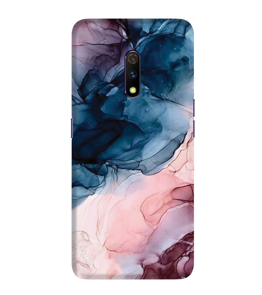 PS1323-Premium Marbles Back Cover for Realme X