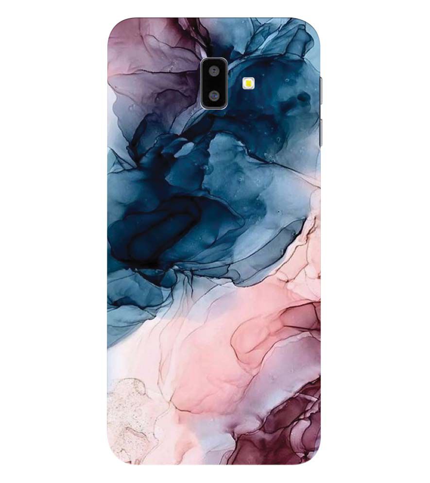 PS1323-Premium Marbles Back Cover for Samsung Galaxy J6+