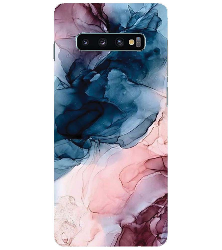 PS1323-Premium Marbles Back Cover for Samsung Galaxy S10+ (Plus with 6.4 Inch Screen)