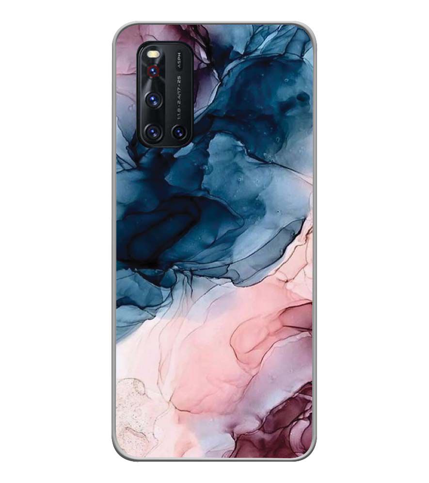 PS1323-Premium Marbles Back Cover for Vivo V19
