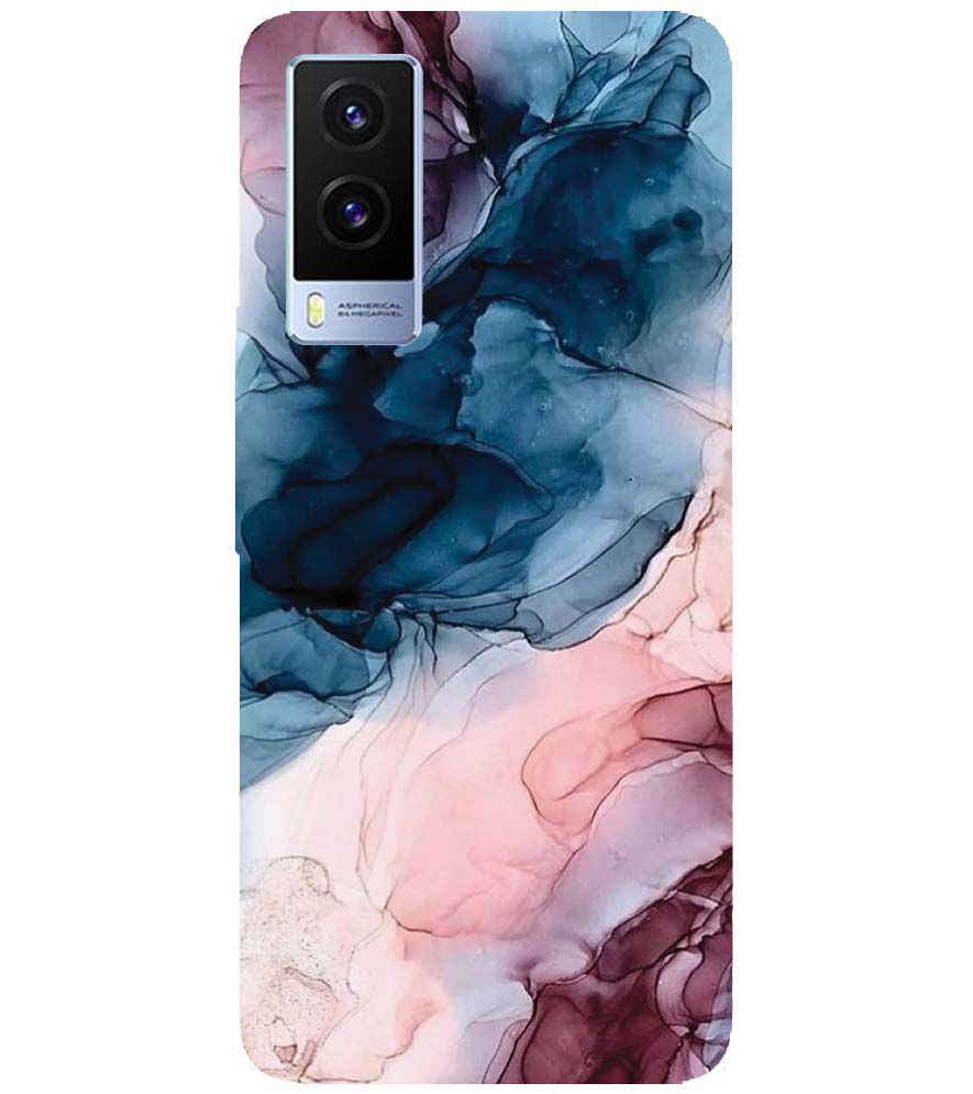 PS1323-Premium Marbles Back Cover for Vivo V21e 5G