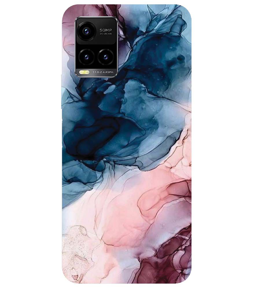 PS1323-Premium Marbles Back Cover for vivo Y33s