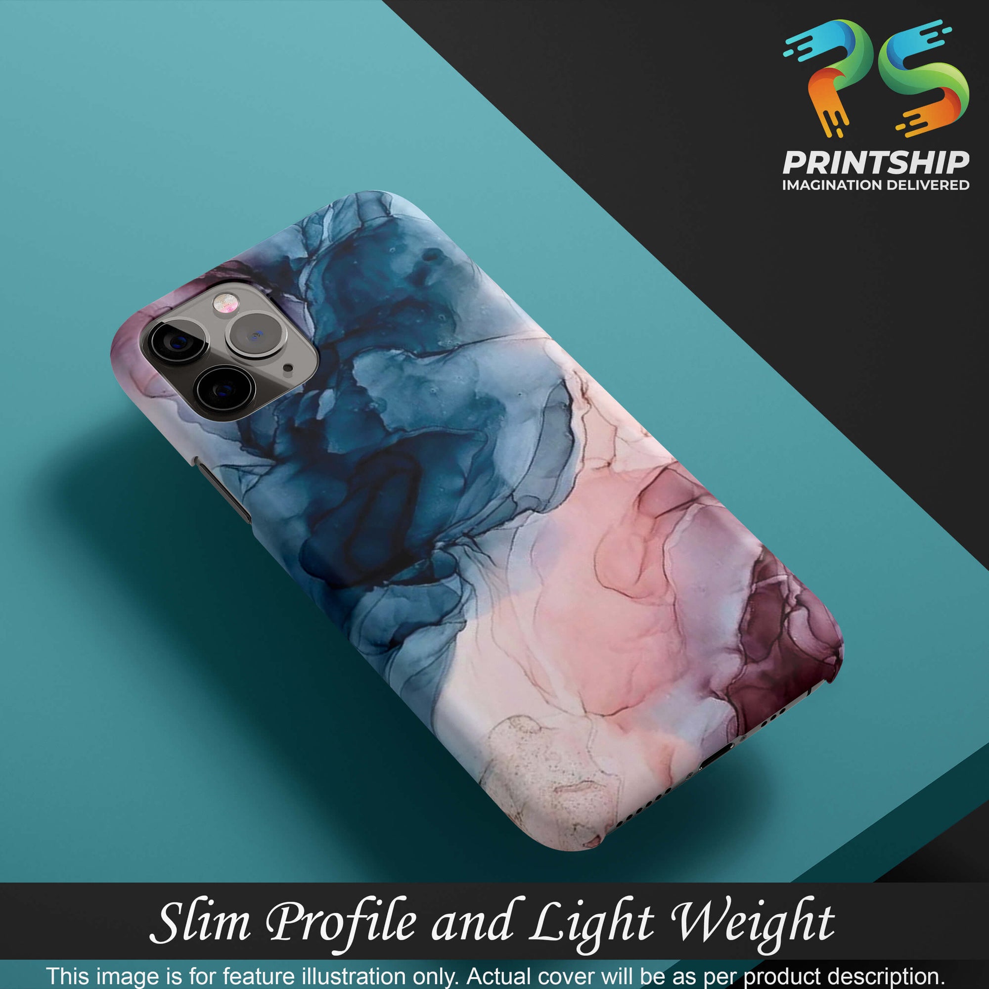 PS1323-Premium Marbles Back Cover for Samsung Galaxy A31-Image4