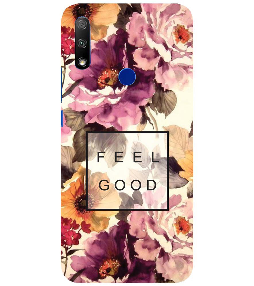 PS1324-Feel Good Flowers Back Cover for Honor 9X