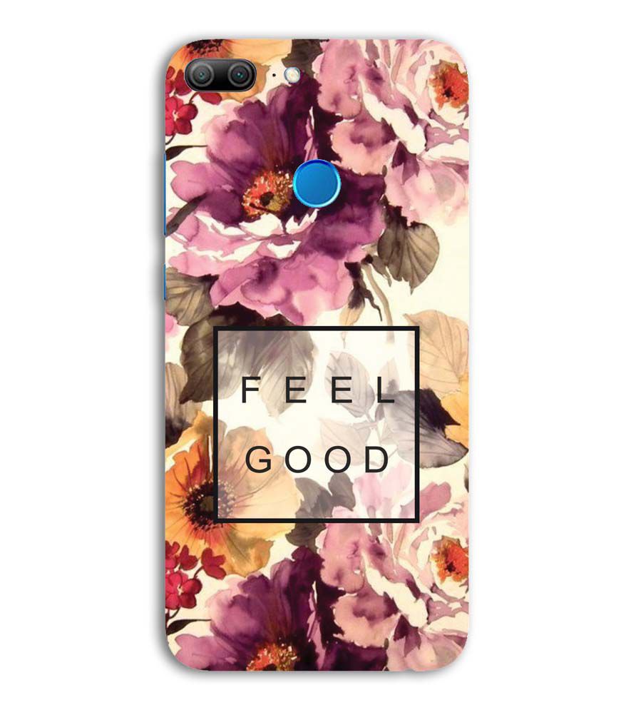 PS1324-Feel Good Flowers Back Cover for Huawei Honor 9 Lite