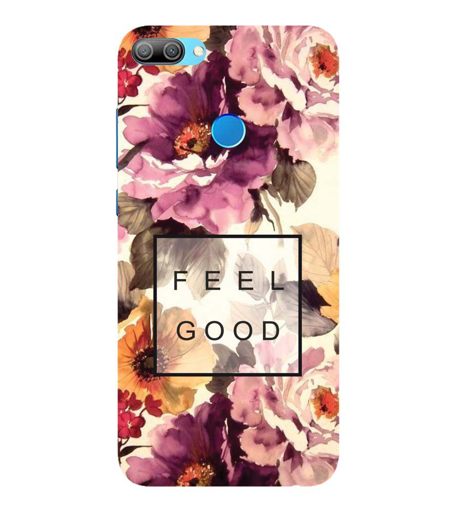PS1324-Feel Good Flowers Back Cover for Huawei Honor 9N
