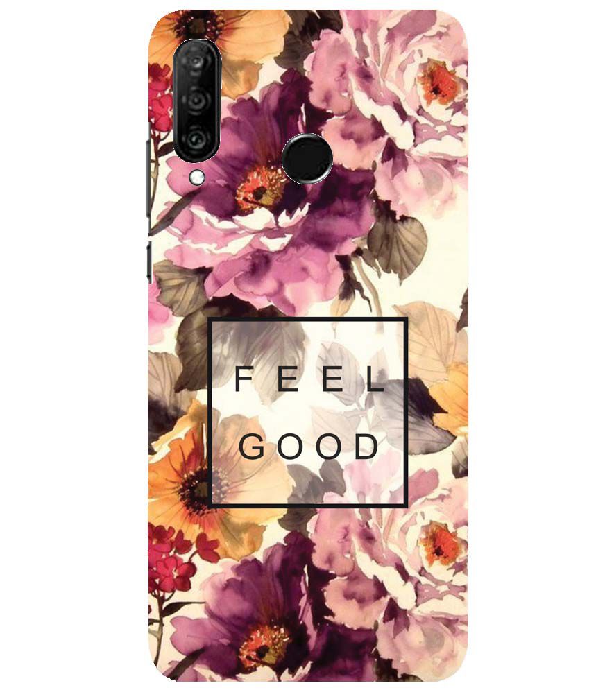 PS1324-Feel Good Flowers Back Cover for Huawei nova 4e