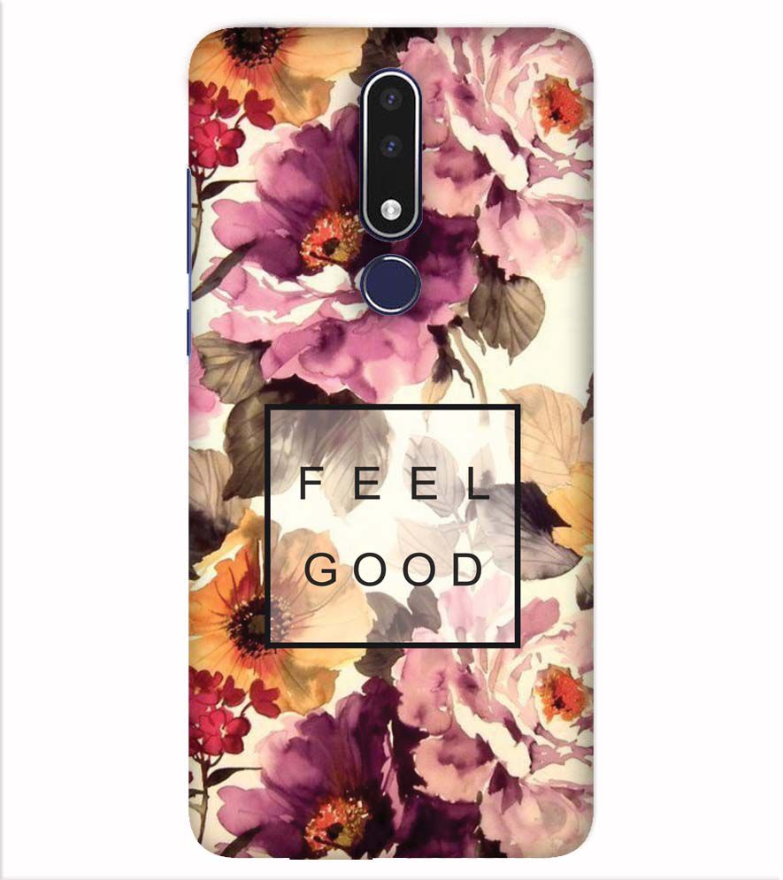 PS1324-Feel Good Flowers Back Cover for Nokia 7.1