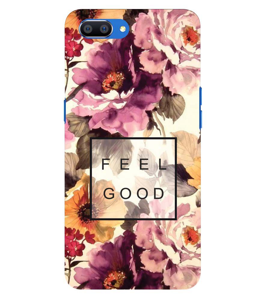 PS1324-Feel Good Flowers Back Cover for Oppo A5