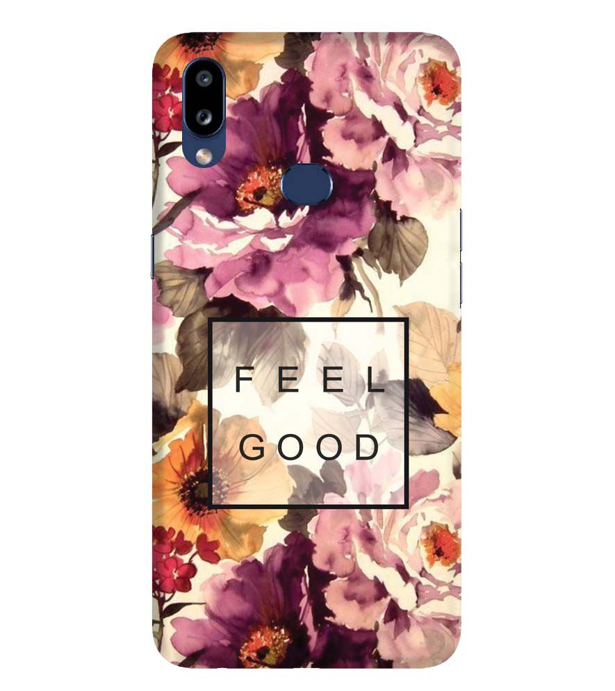 PS1324-Feel Good Flowers Back Cover for Samsung Galaxy A10s