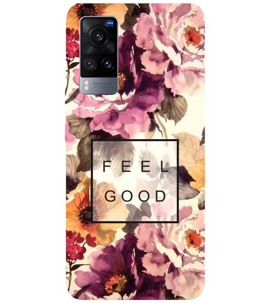 PS1324-Feel Good Flowers Back Cover for vivo X60
