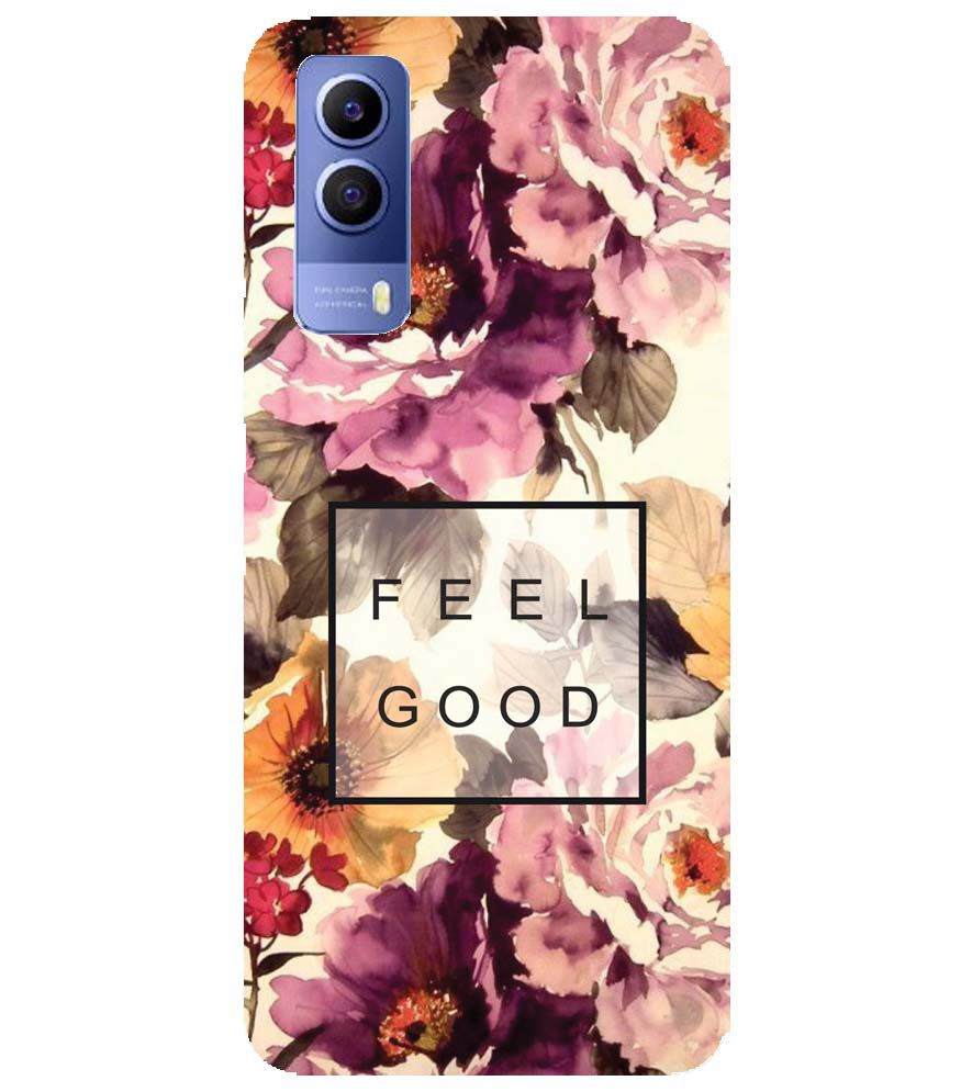 PS1324-Feel Good Flowers Back Cover for vivo Y53s